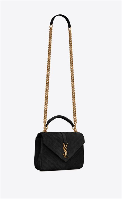 ysl college suede|COLLEGE MEDIUM in quilted suede .